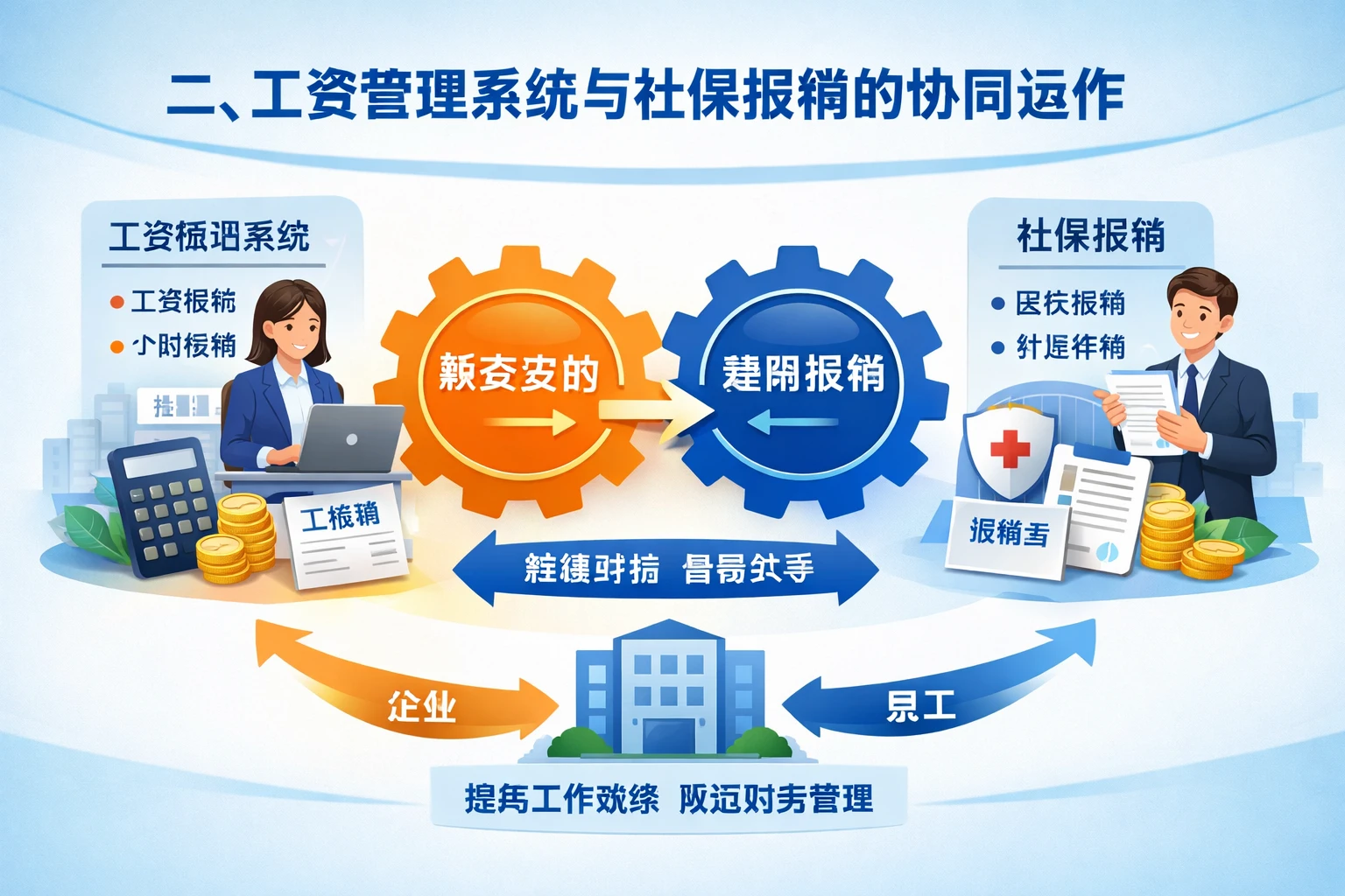 二、工资管理系统与社保报销的协同运作
