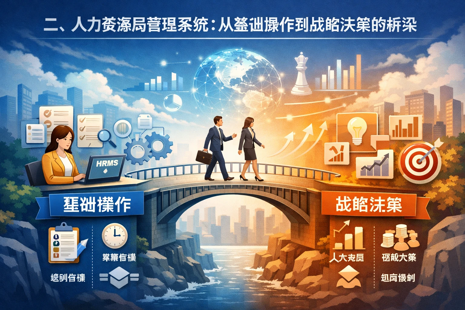 二、人力资源管理系统：从基础操作到战略决策的桥梁