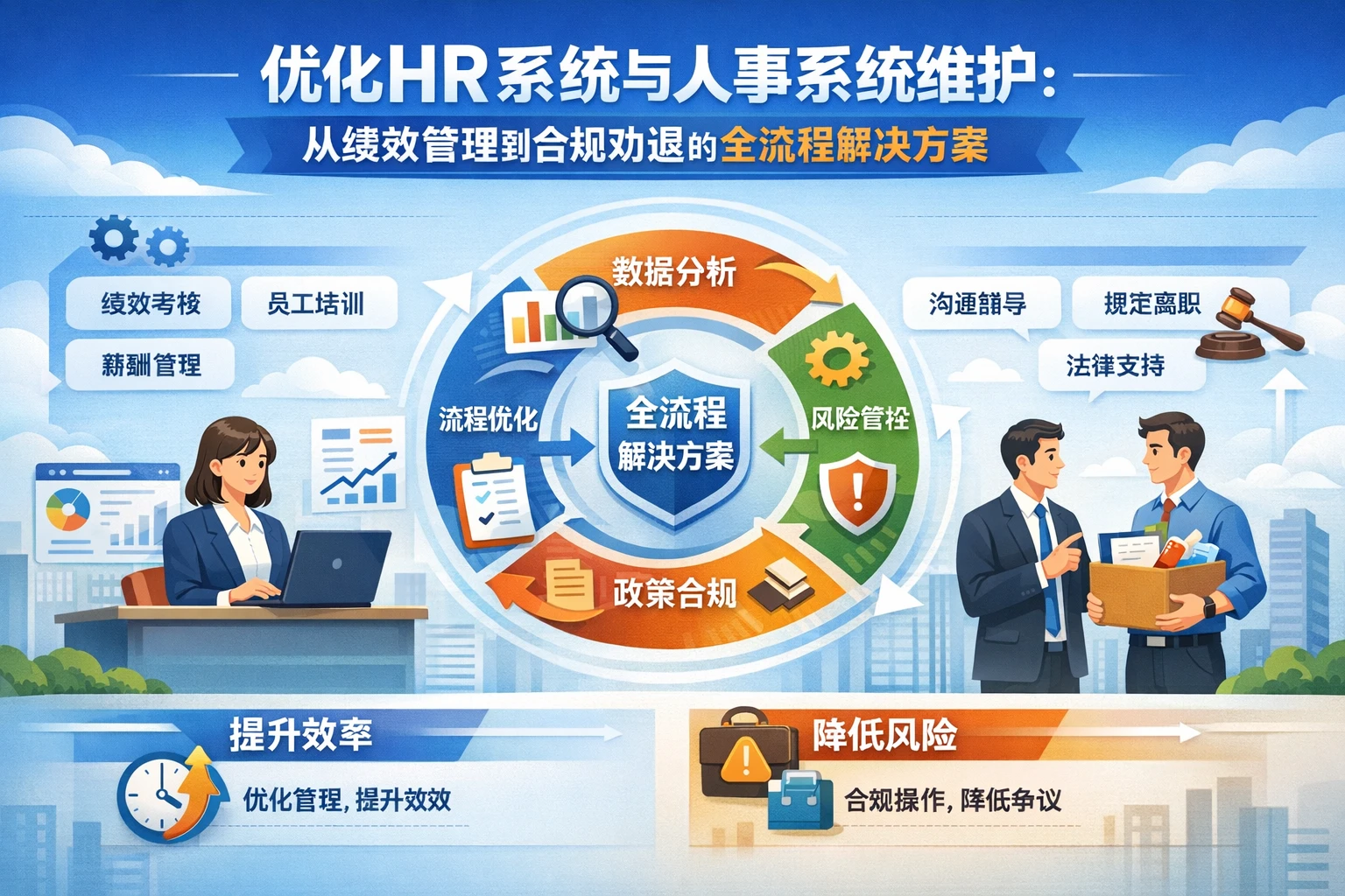 优化HR系统与人事系统维护：从绩效管理到合规劝退的全流程解决方案