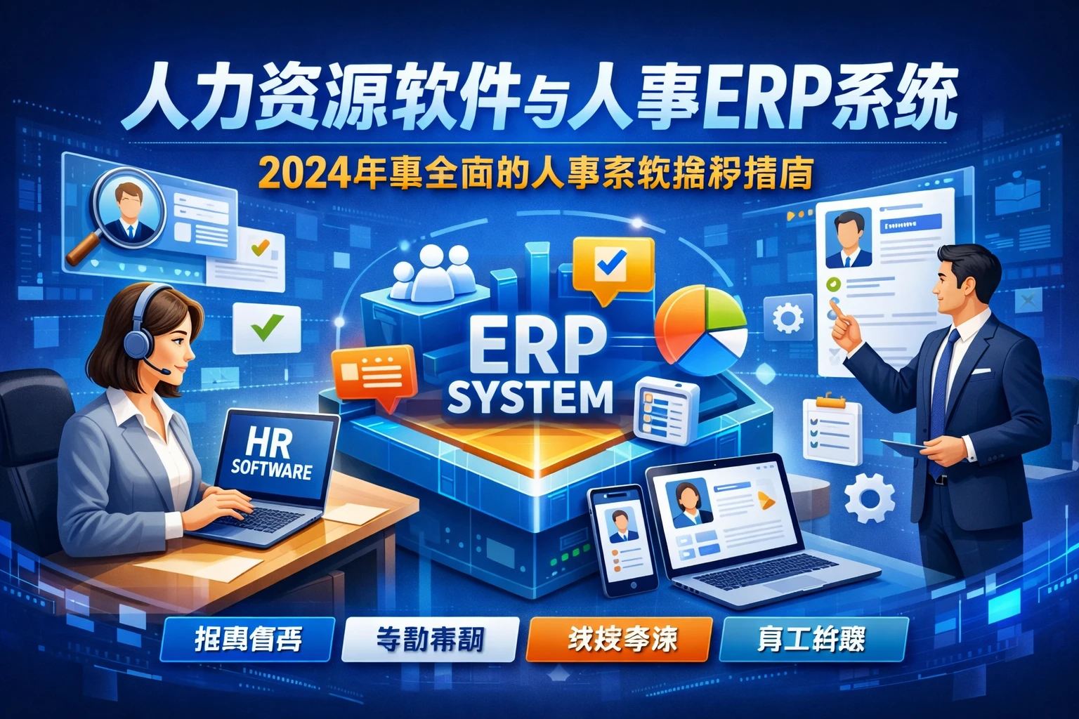 人力资源软件与人事ERP系统:2024年最全面的人事系统推荐指南