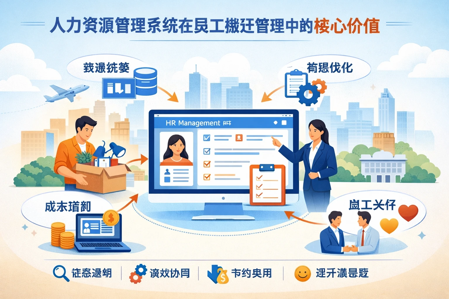 人力资源管理系统在员工搬迁管理中的核心价值