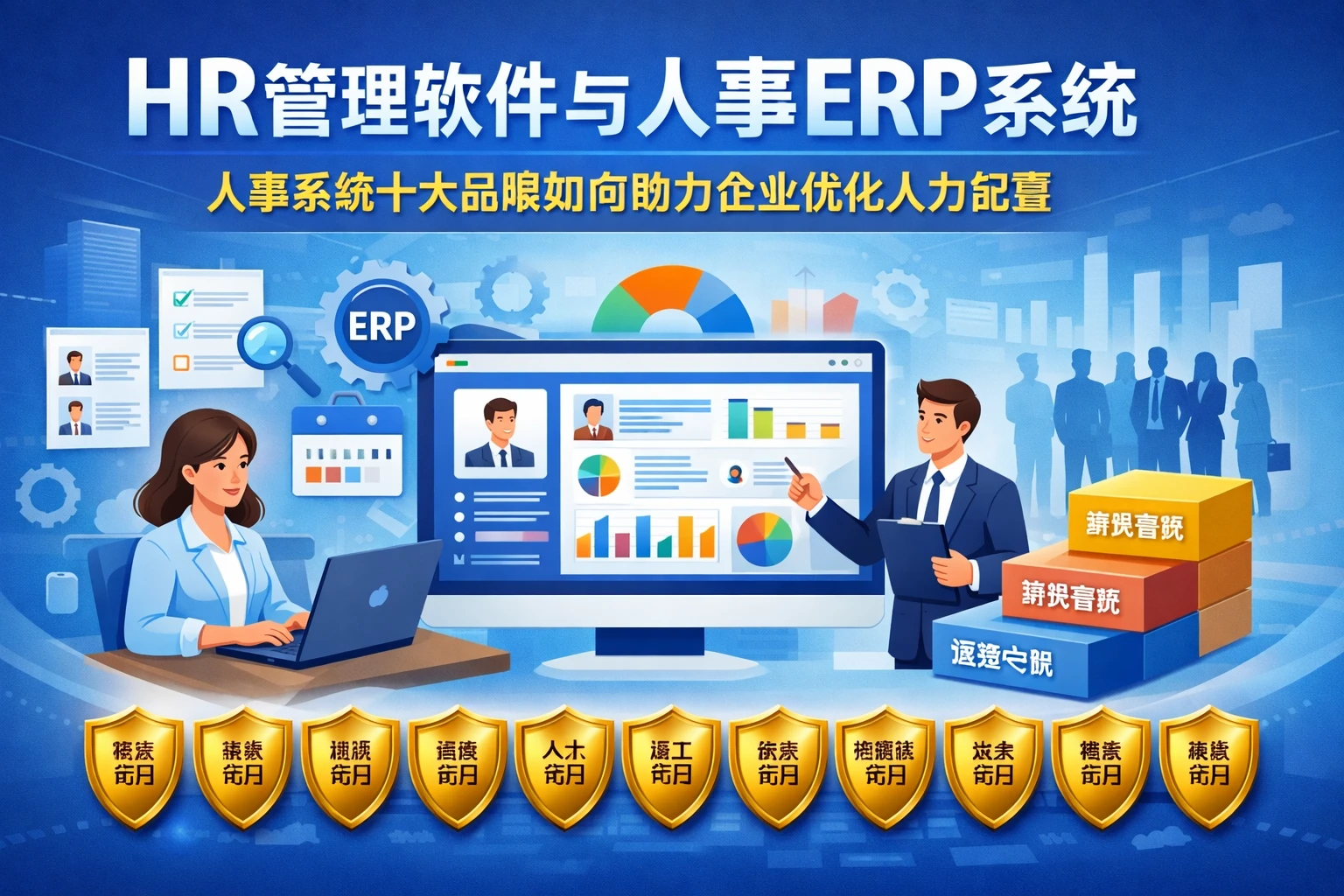 HR管理软件与人事ERP系统：人事系统十大品牌如何助力企业优化人力配置