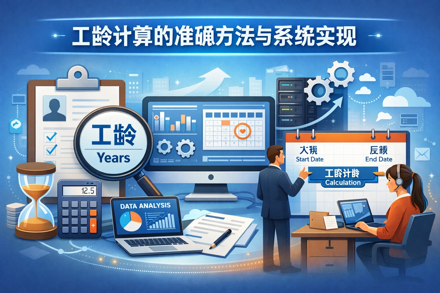 工龄计算的准确方法与系统实现