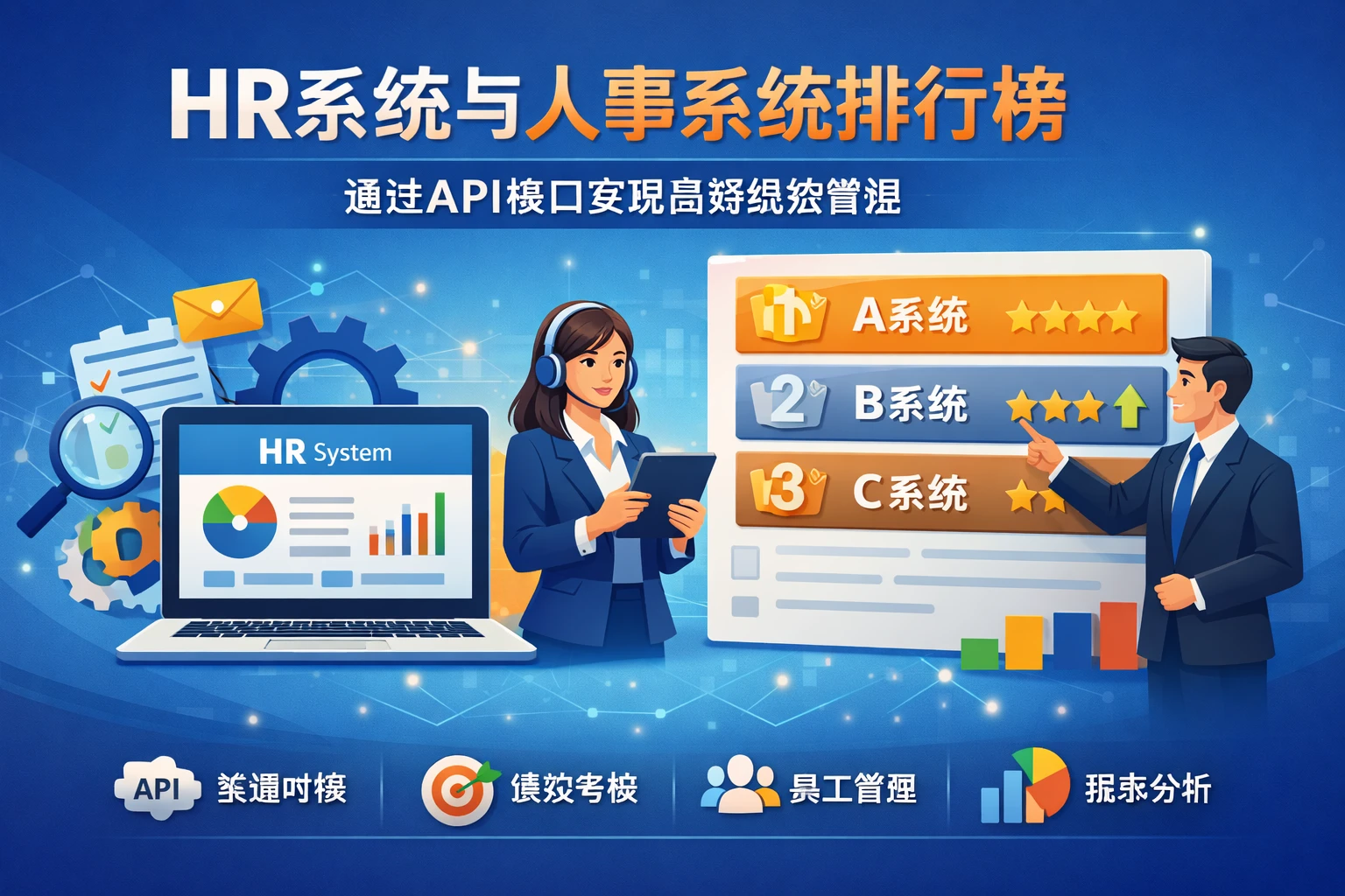 HR系统与人事系统排行榜:通过API接口实现高效绩效管理