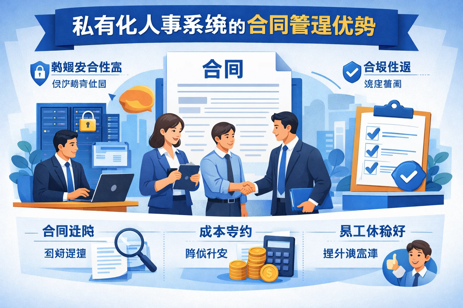 私有化人事系统的合同管理优势