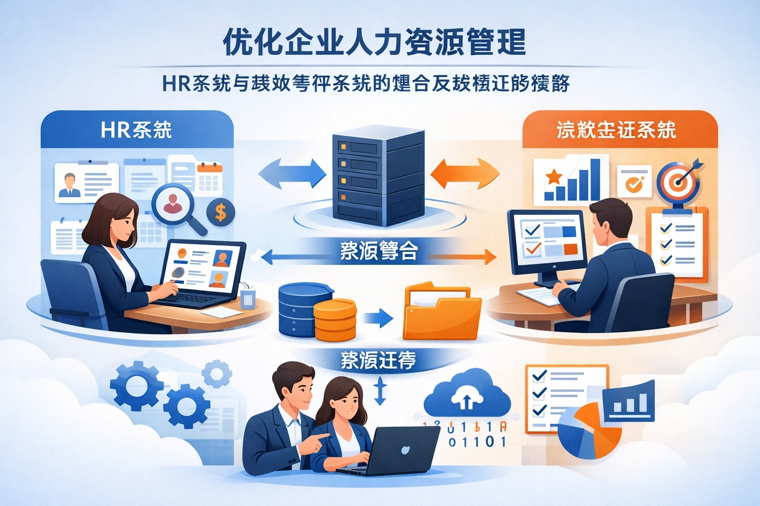 优化企业人力资源管理：HR系统与绩效考评系统的整合及数据迁移策略
