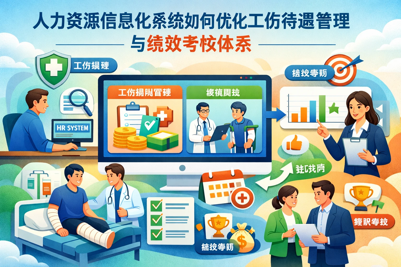 人力资源信息化系统如何优化工伤待遇管理与绩效考核体系