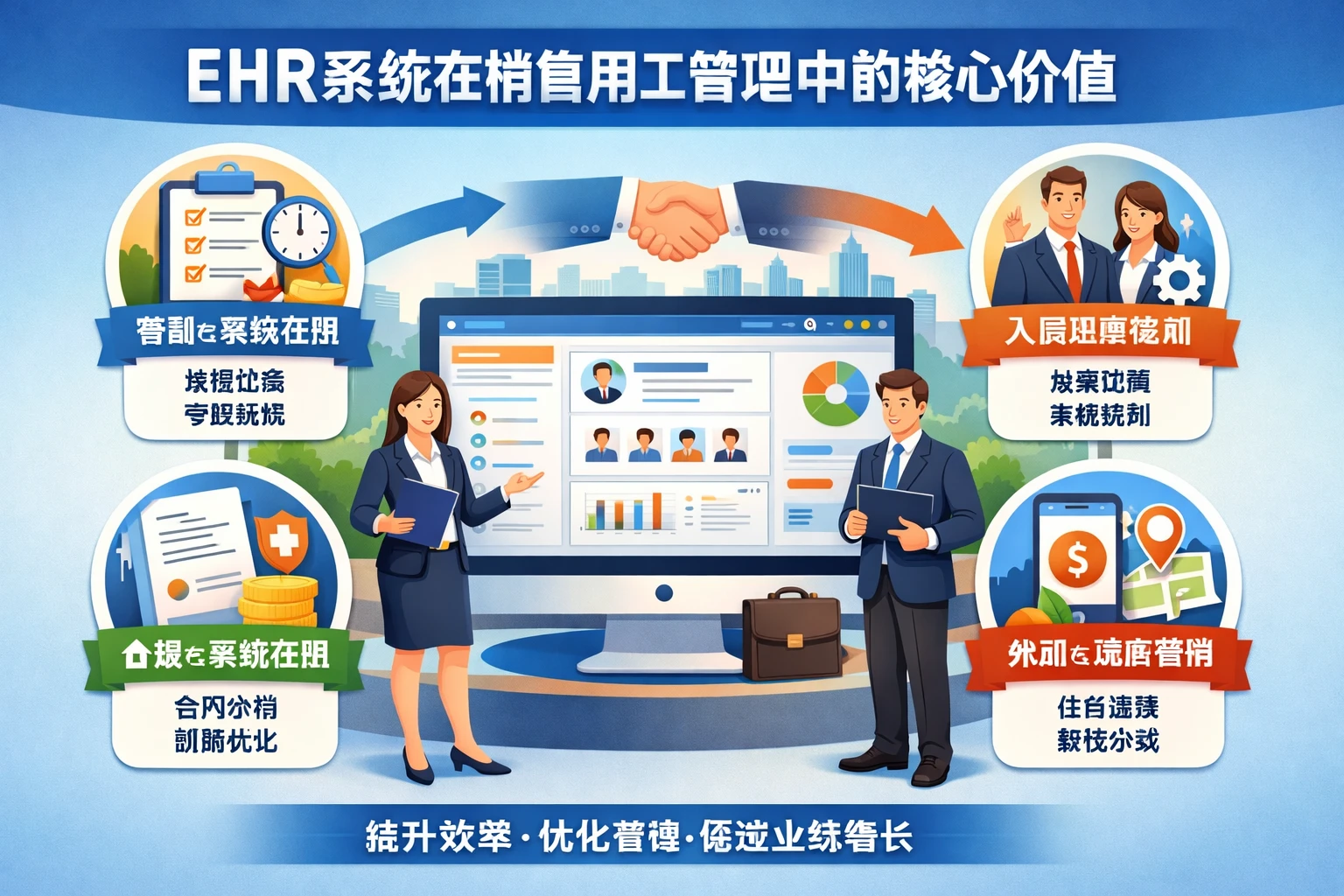 EHR系统在销售用工管理中的核心价值