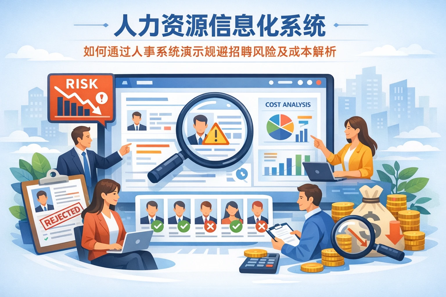 人力资源信息化系统：如何通过人事系统演示规避招聘风险及成本解析