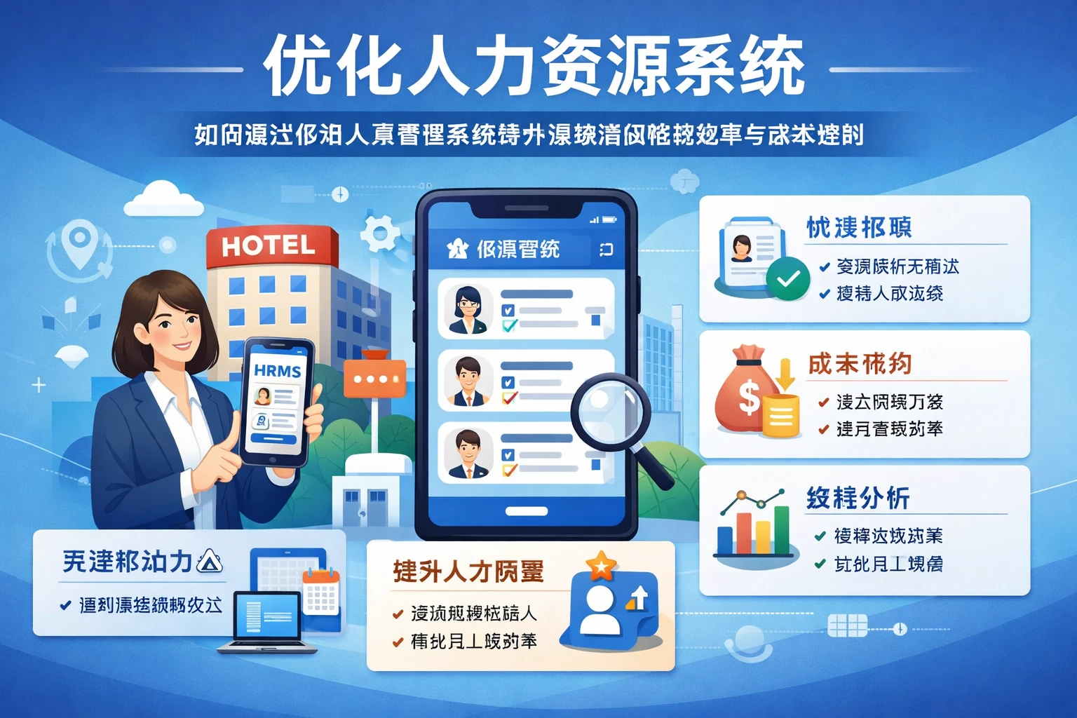 优化人力资源系统：如何通过移动人事管理系统提升连锁酒店招聘效率与成本控制