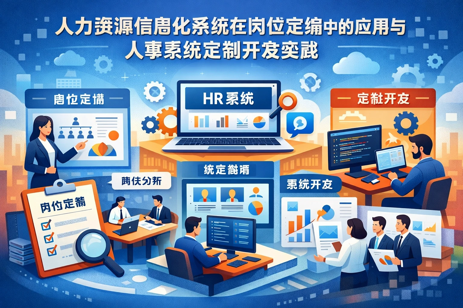 人力资源信息化系统在岗位定编中的应用与人事系统定制开发实践