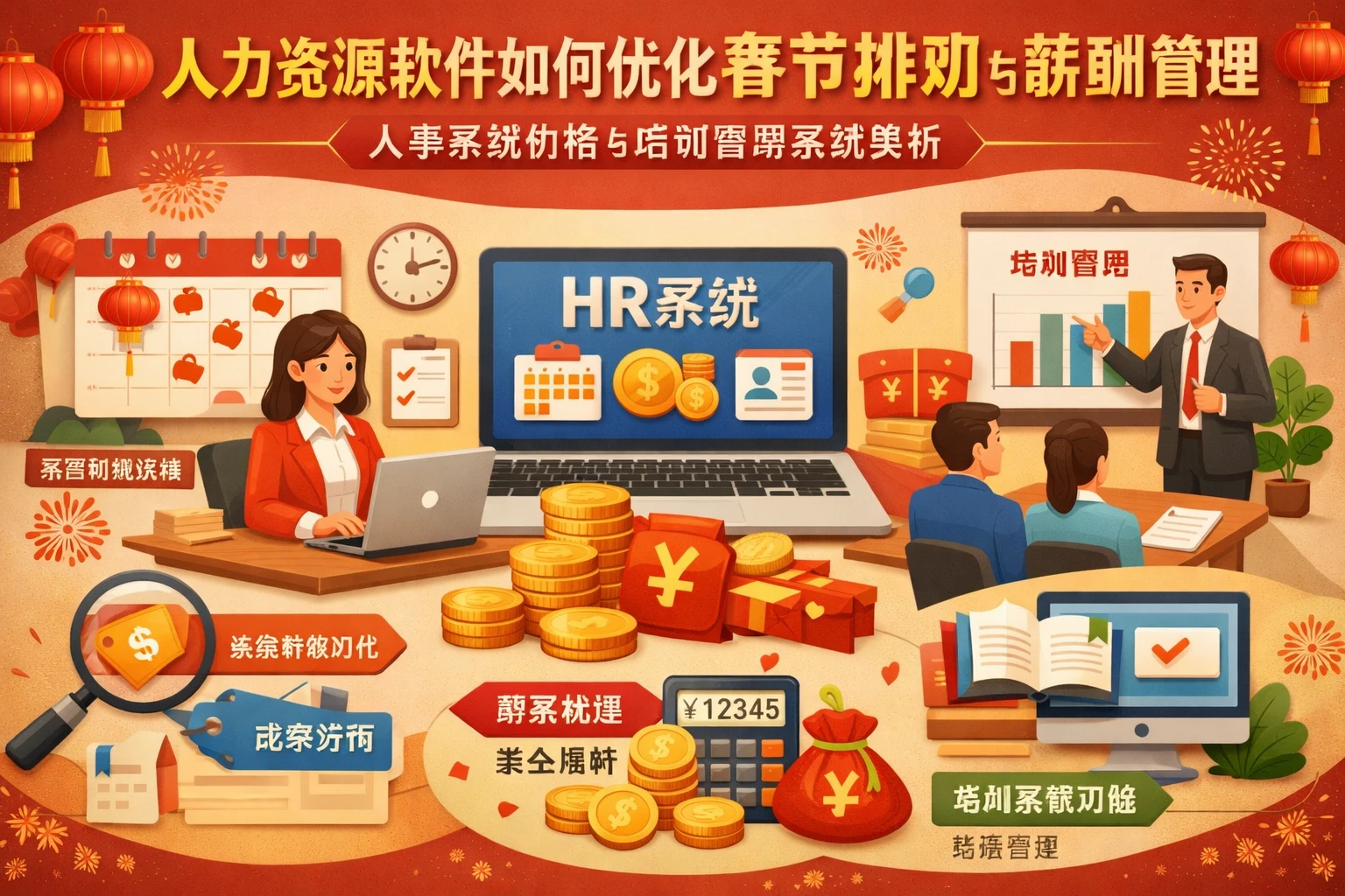 人力资源软件如何优化春节排班与薪酬管理：人事系统价格与培训管理系统解析