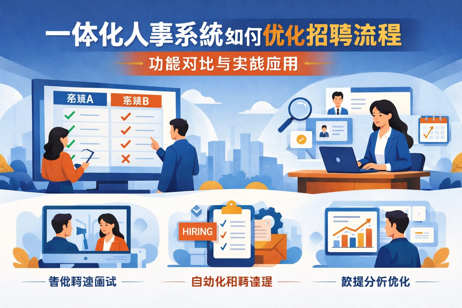 一体化人事系统如何优化招聘流程：功能对比与实战应用