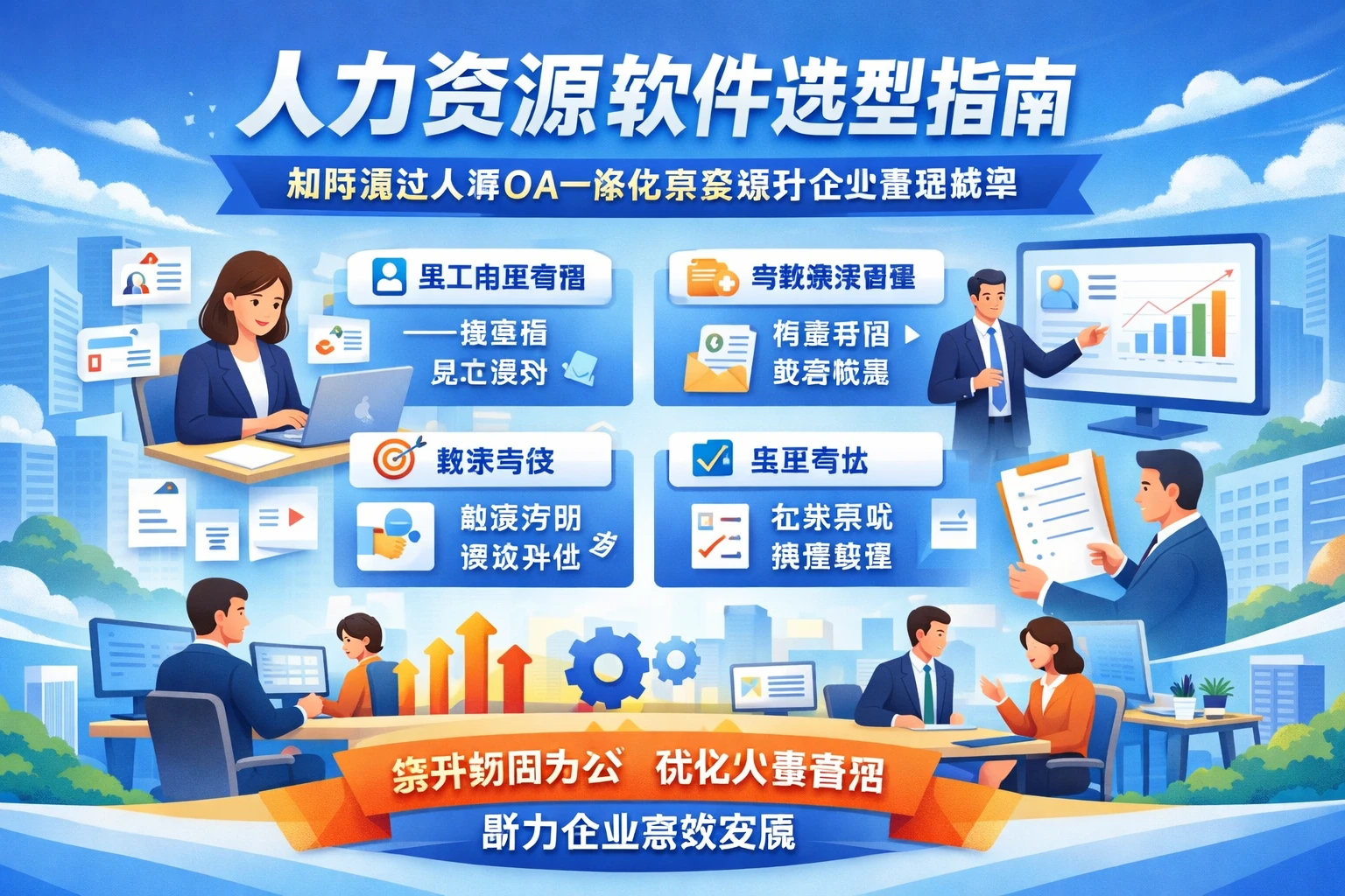 人力资源软件选型指南:如何通过人事OA一体化系统提升企业管理效率