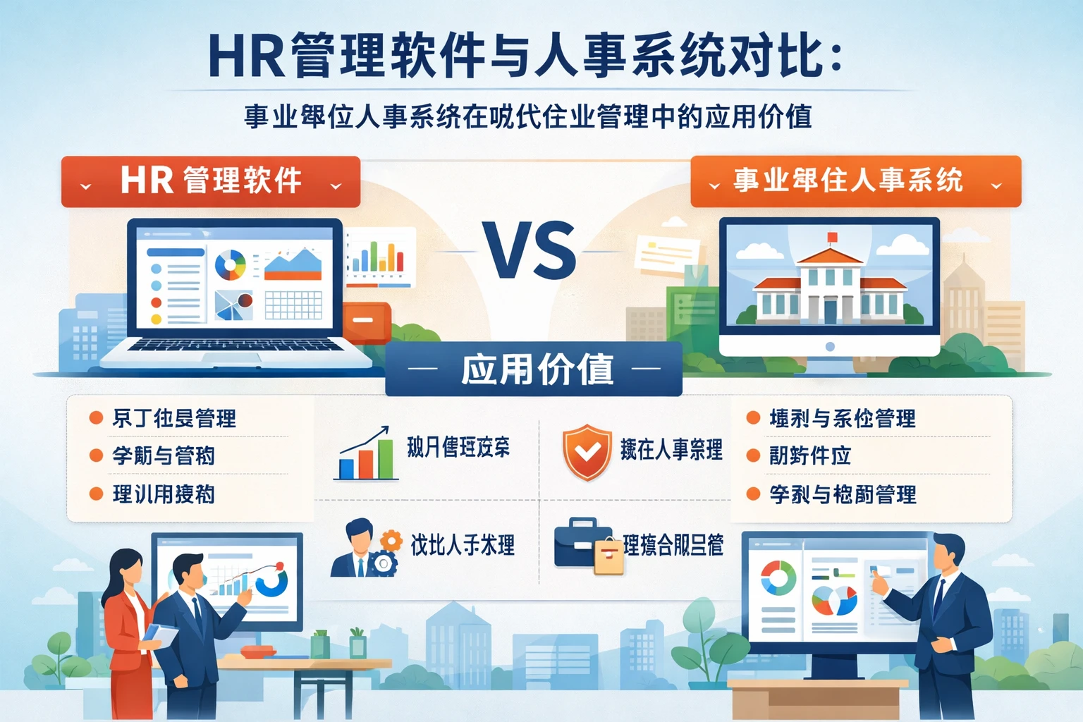 HR管理软件与人事系统对比：事业单位人事系统在现代企业管理中的应用价值