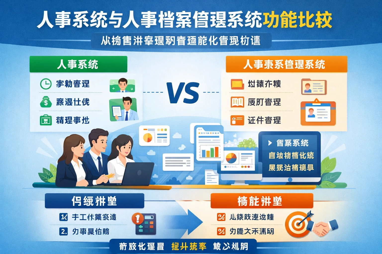 人事系统与人事档案管理系统功能比较：从销售拼单案例看智能化管理价值
