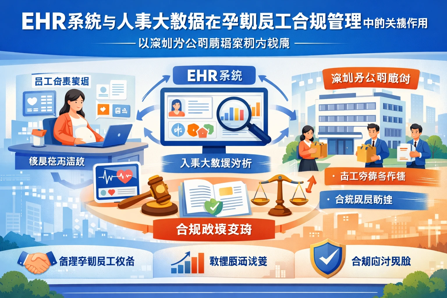 EHR系统与人事大数据在孕期员工合规管理中的关键作用——以深圳分公司撤销案例为视角