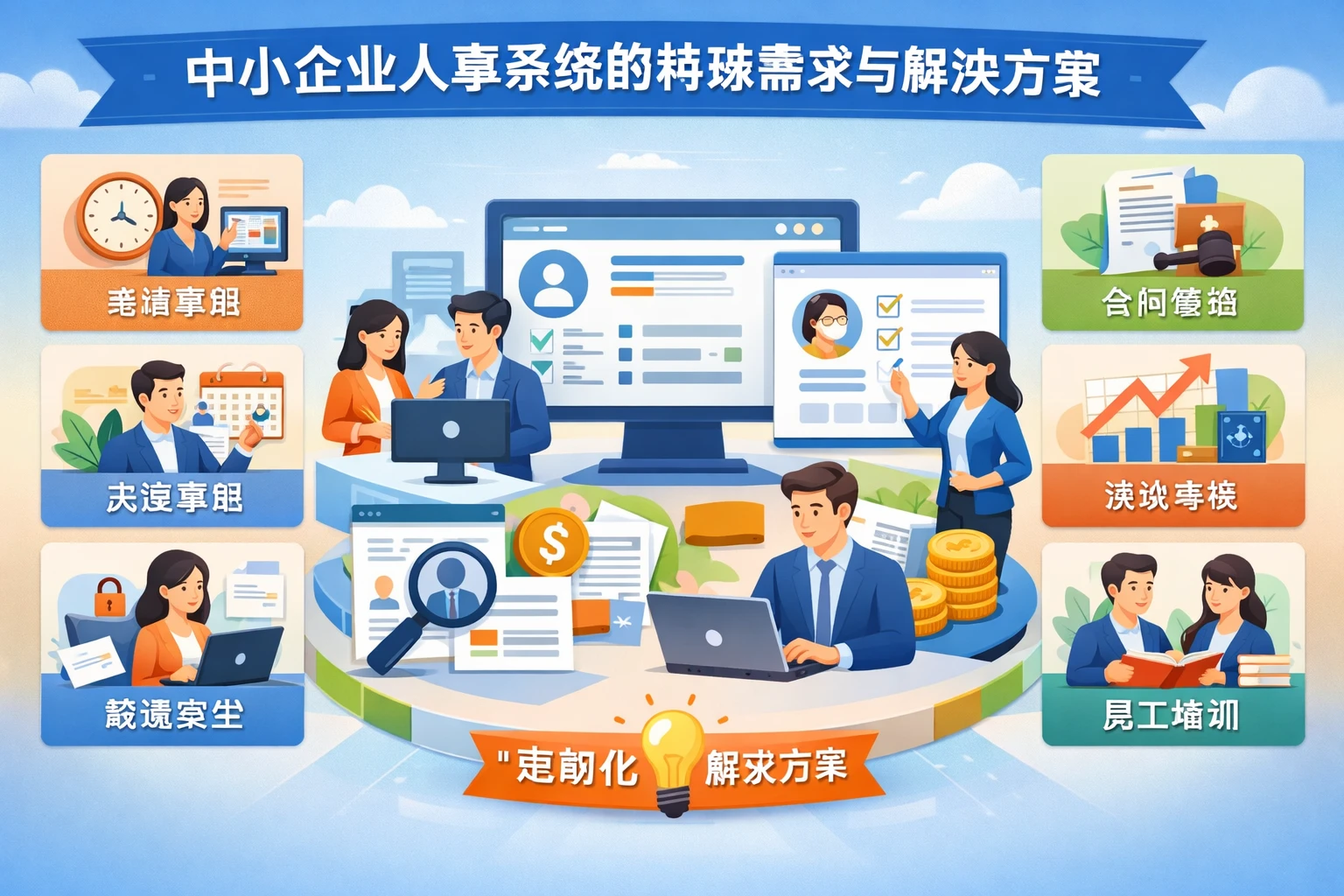 中小企业人事系统的特殊需求与解决方案