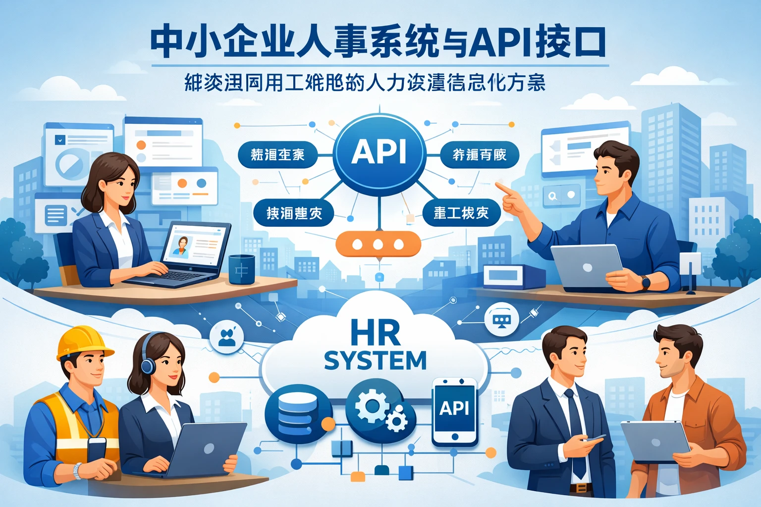 中小企业人事系统与API接口：解决混同用工难题的人力资源信息化方案