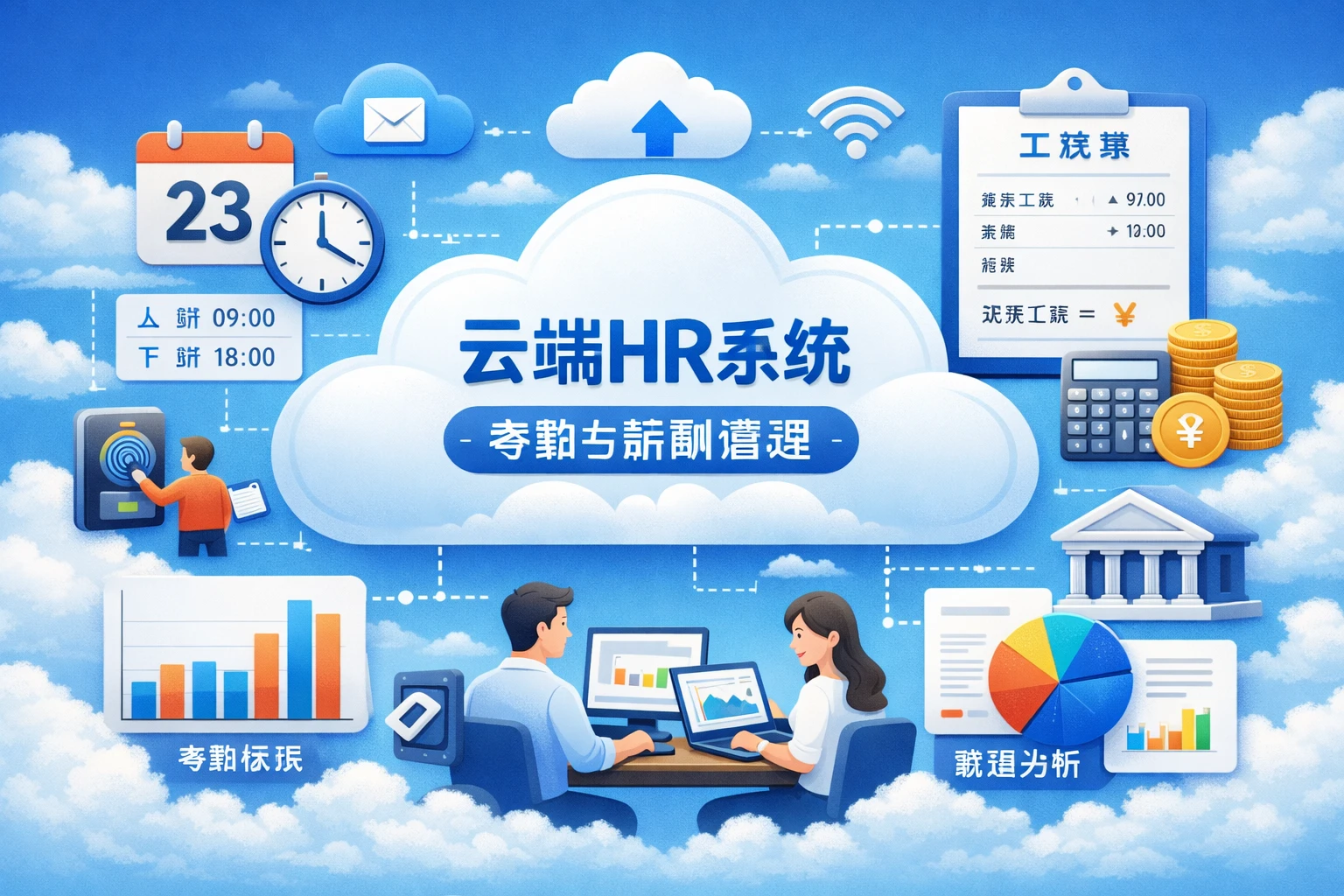 云端HR系统的考勤与薪酬管理