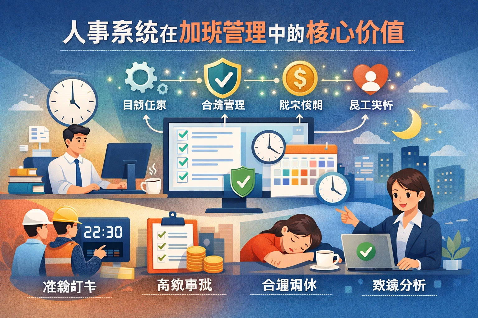 人事系统在加班管理中的核心价值