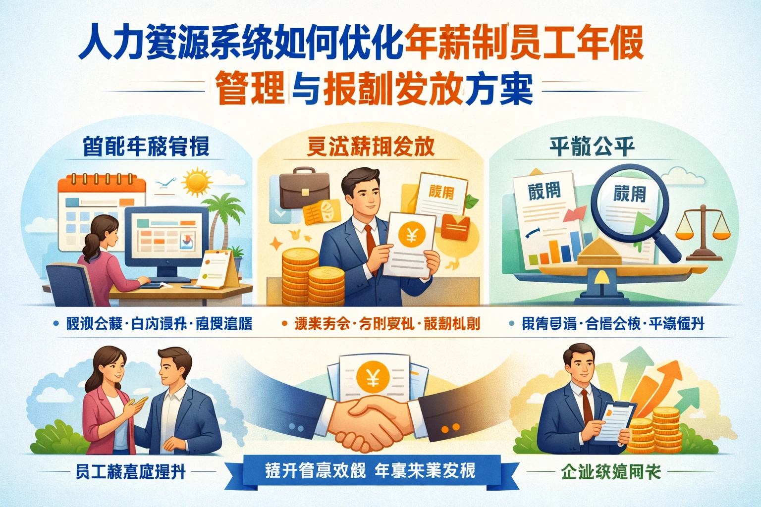 人力资源系统如何优化年薪制员工年假管理与报酬发放方案