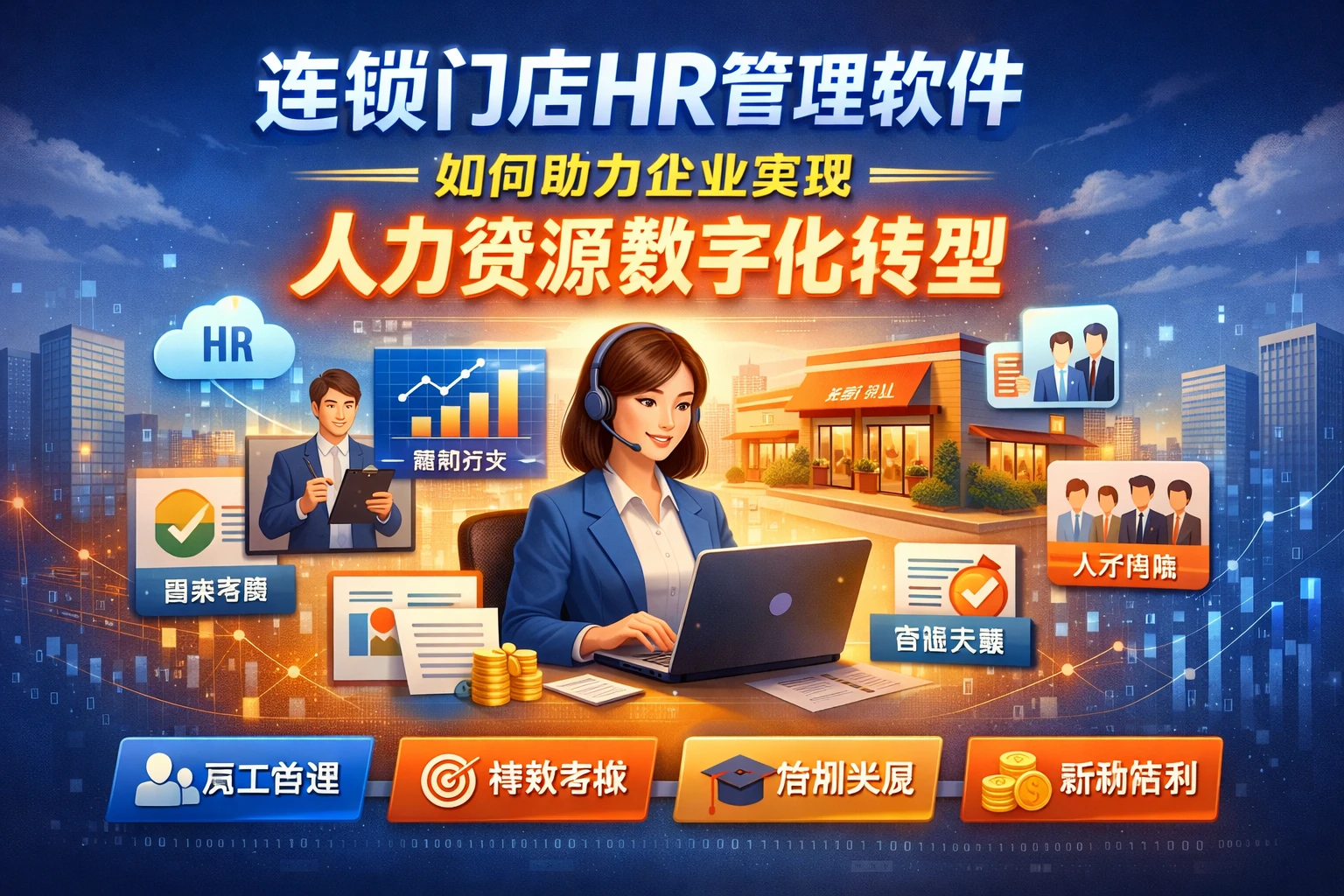 连锁门店HR管理软件如何助力企业实现人力资源数字化转型