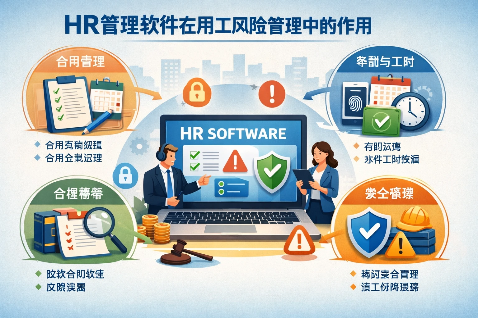 HR管理软件在用工风险管理中的作用