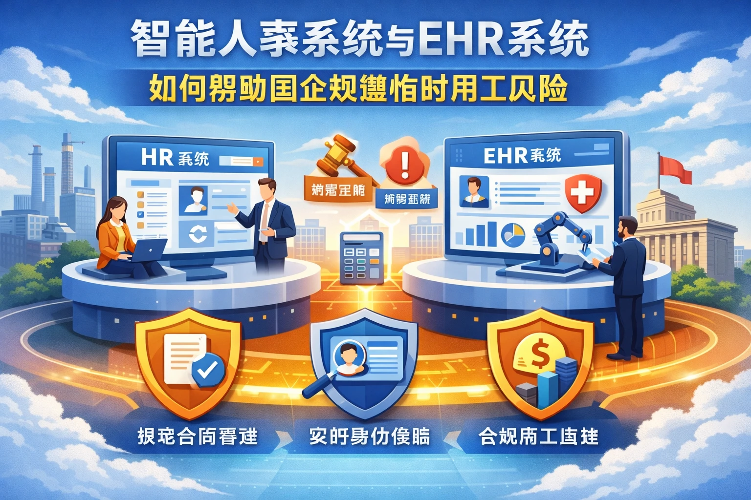 智能人事系统与EHR系统如何帮助国企规避临时用工风险