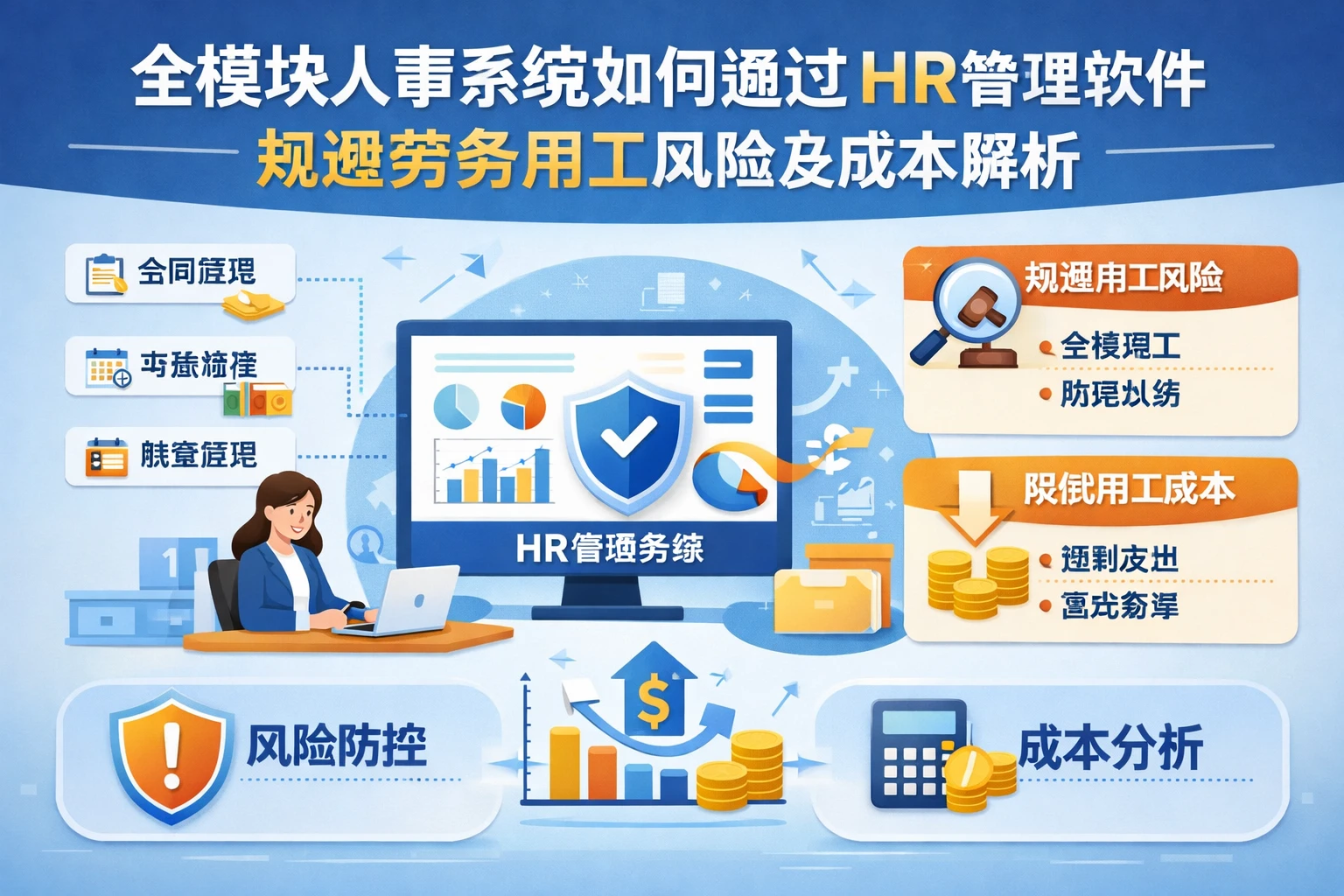 全模块人事系统如何通过HR管理软件规避劳务用工风险及成本解析