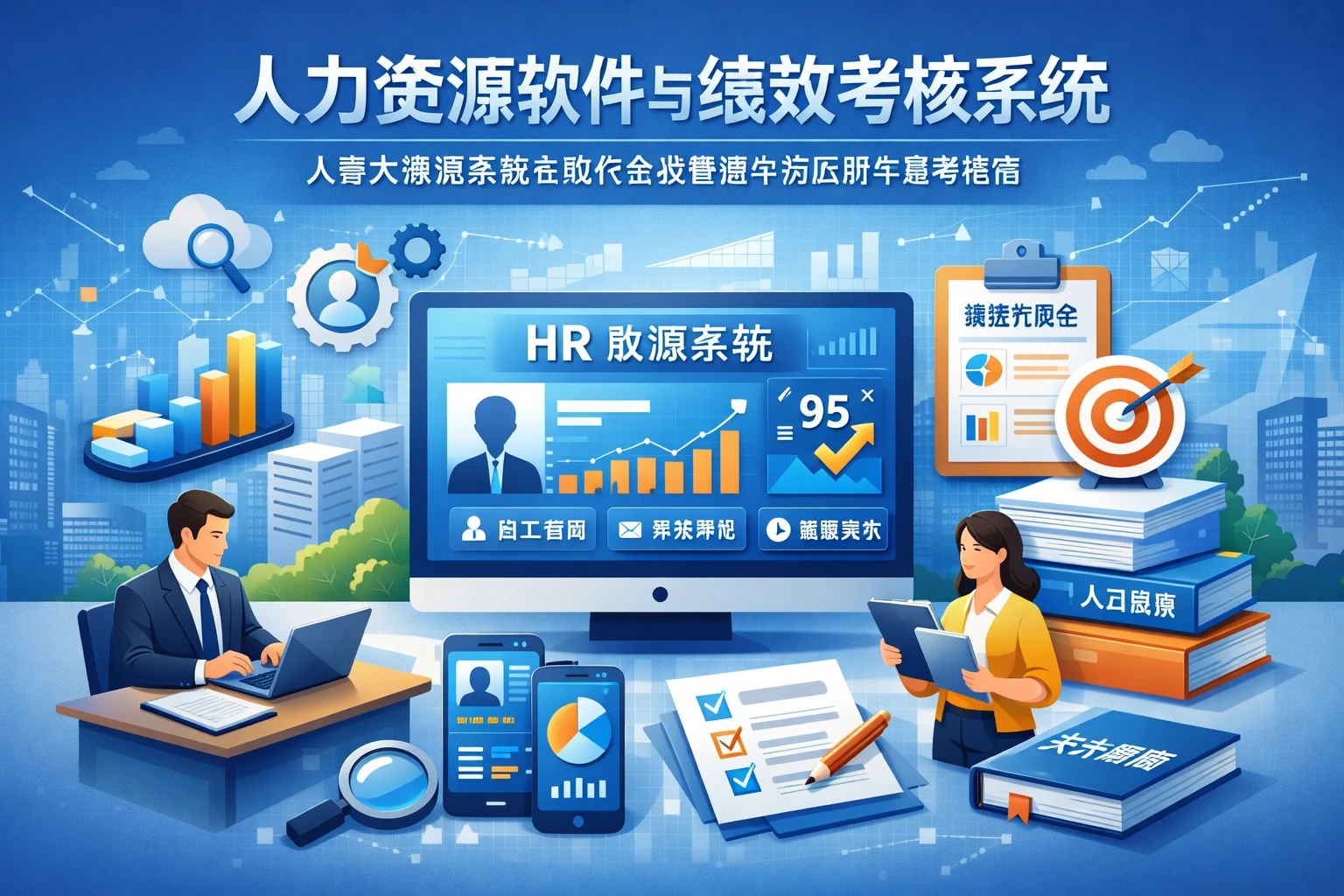 人力资源软件与绩效考核系统：人事大数据系统在现代企业管理中的应用与备考指南