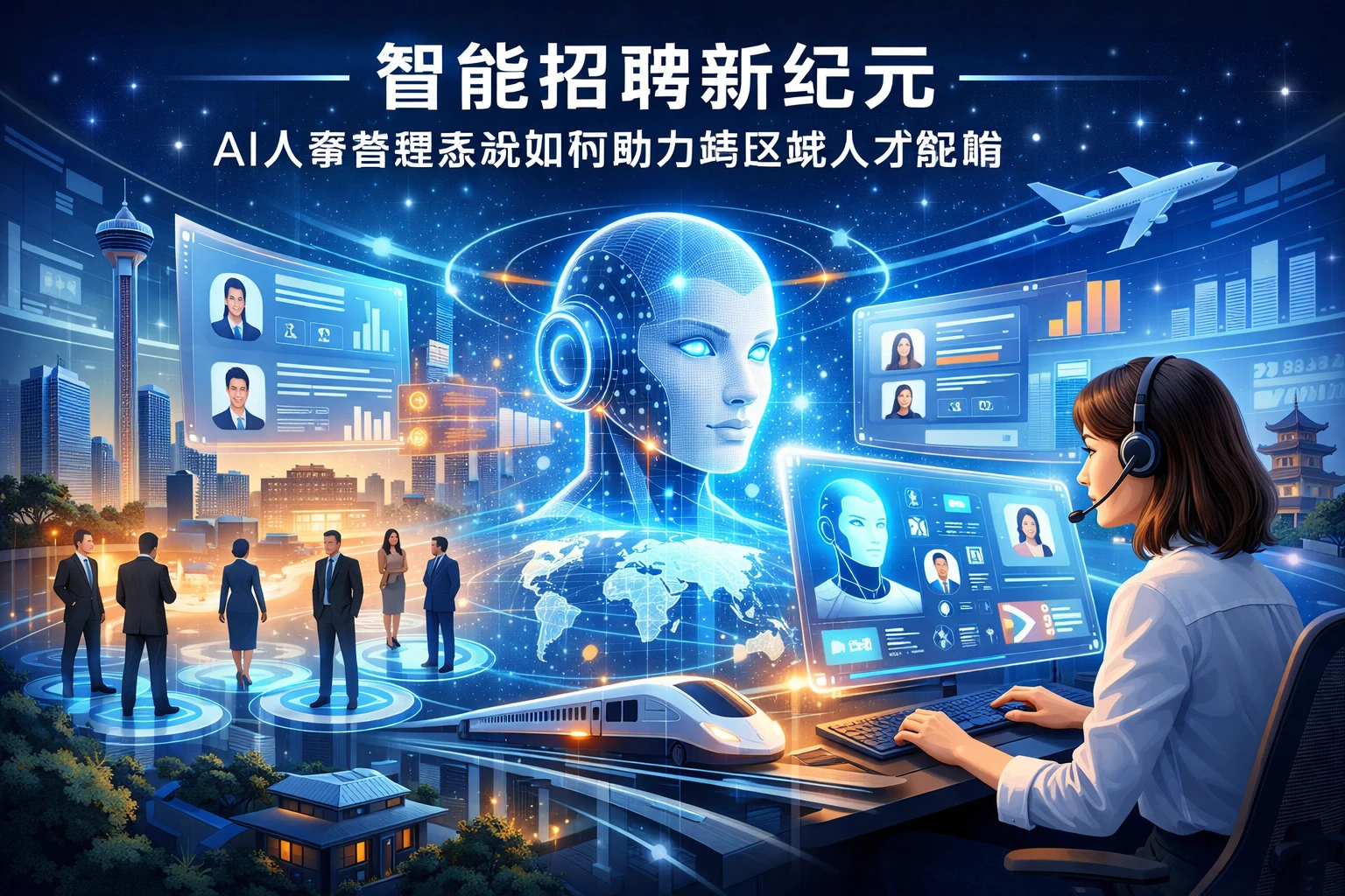 智能招聘新纪元：AI人事管理系统如何助力跨区域人才战略