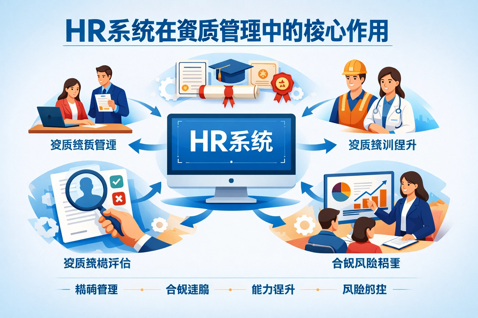 HR系统在资质管理中的核心作用