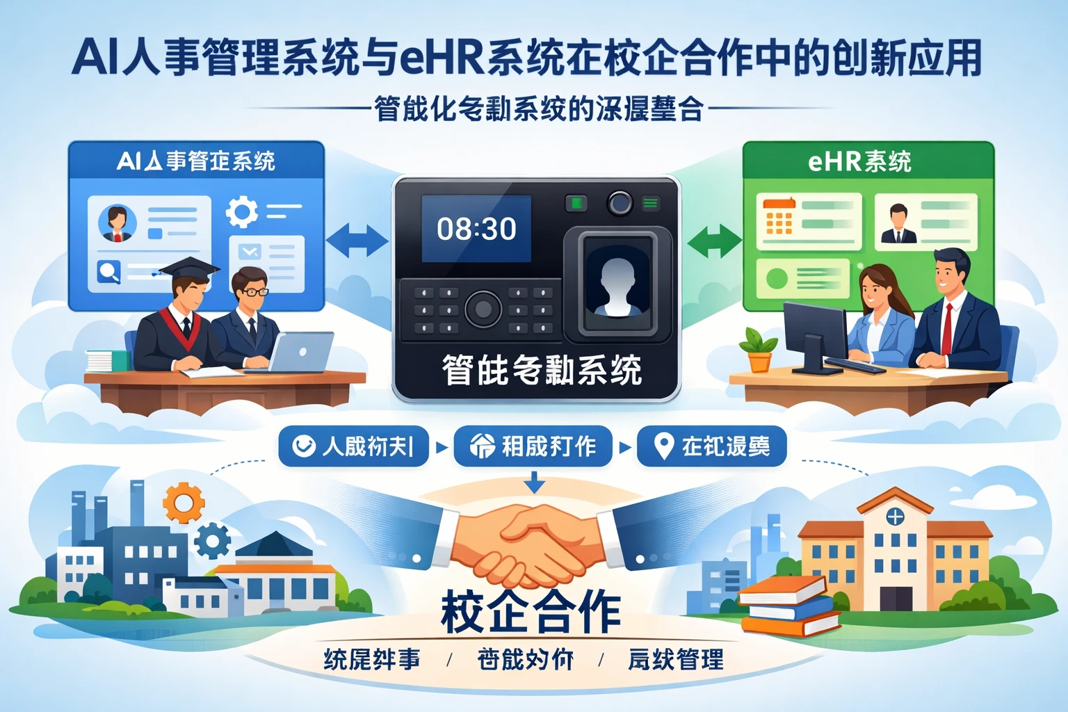 AI人事管理系统与eHR系统在校企合作中的创新应用——智能化考勤系统的深度整合