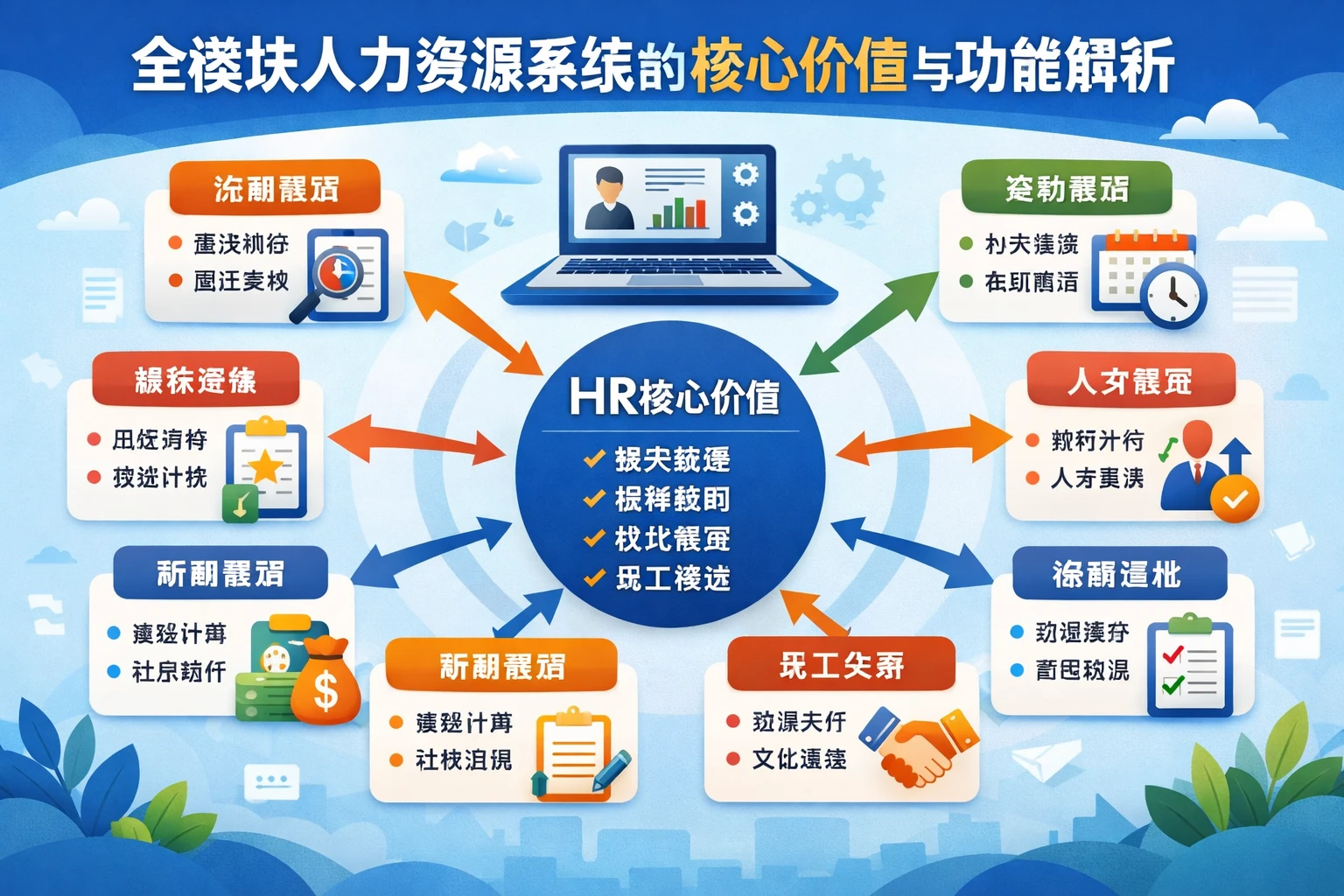 全模块人力资源系统的核心价值与功能解析