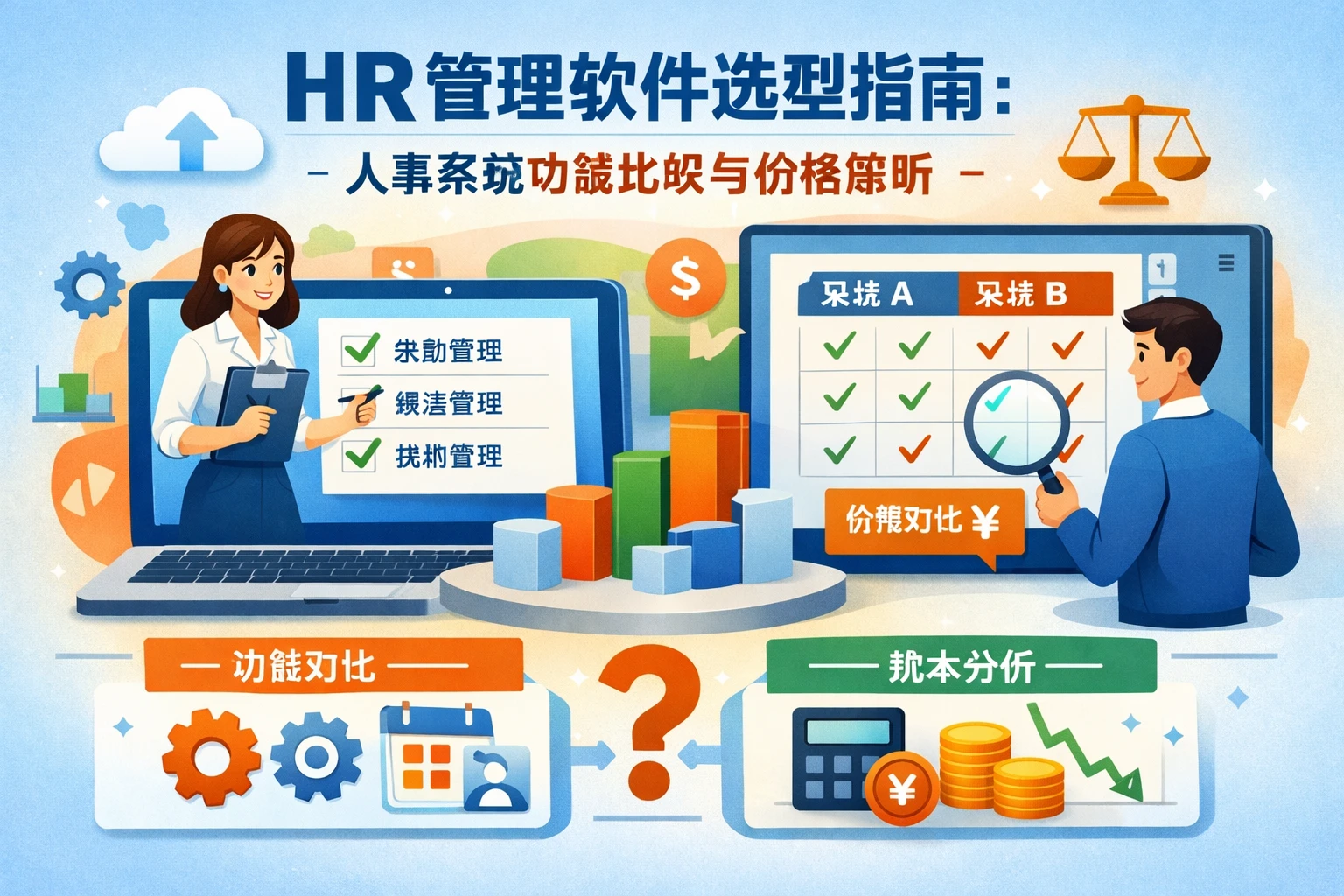 HR管理软件选型指南:人事系统功能比较与价格解析