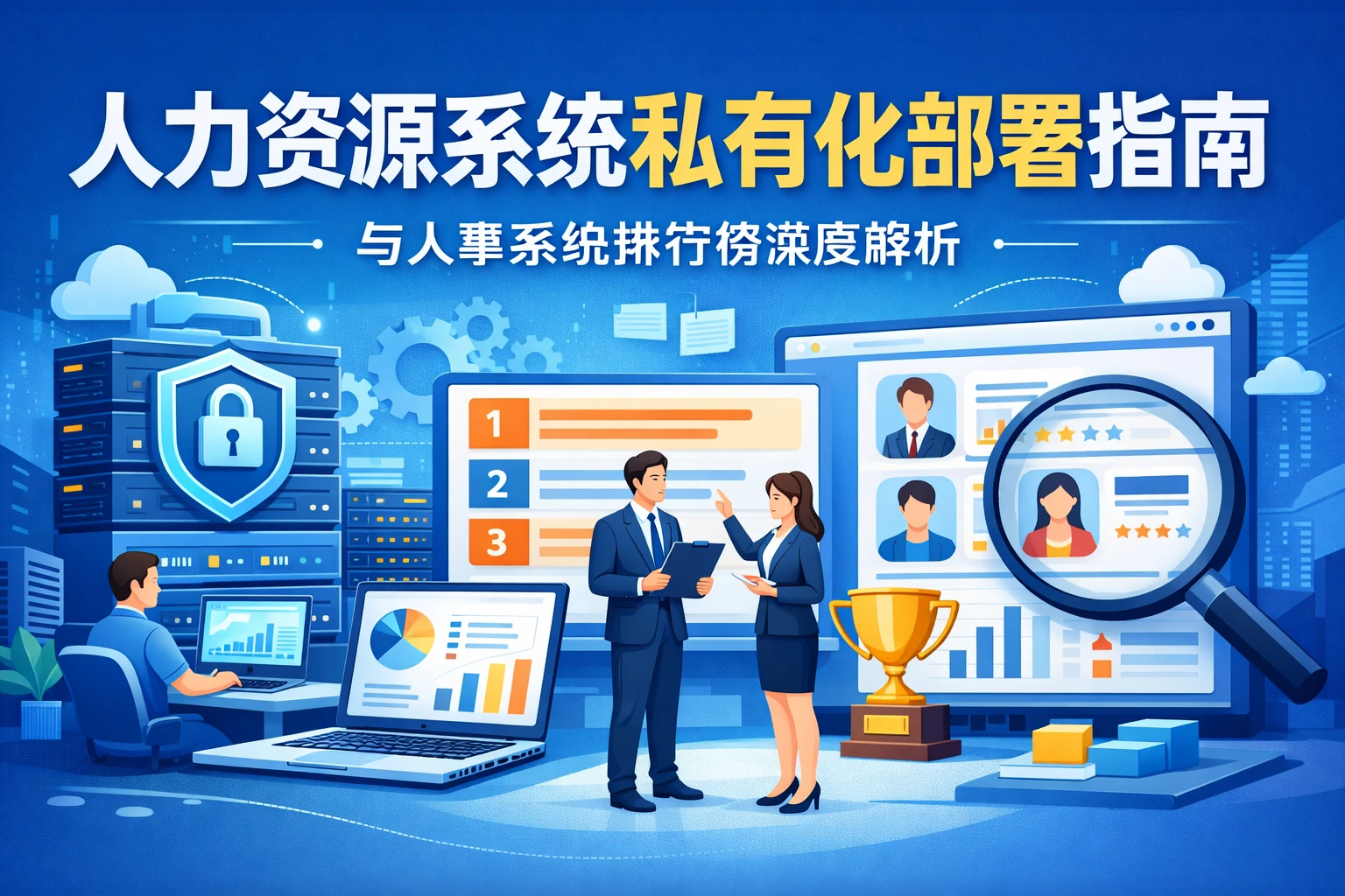 人力资源系统私有化部署指南与人事系统排行榜深度解析