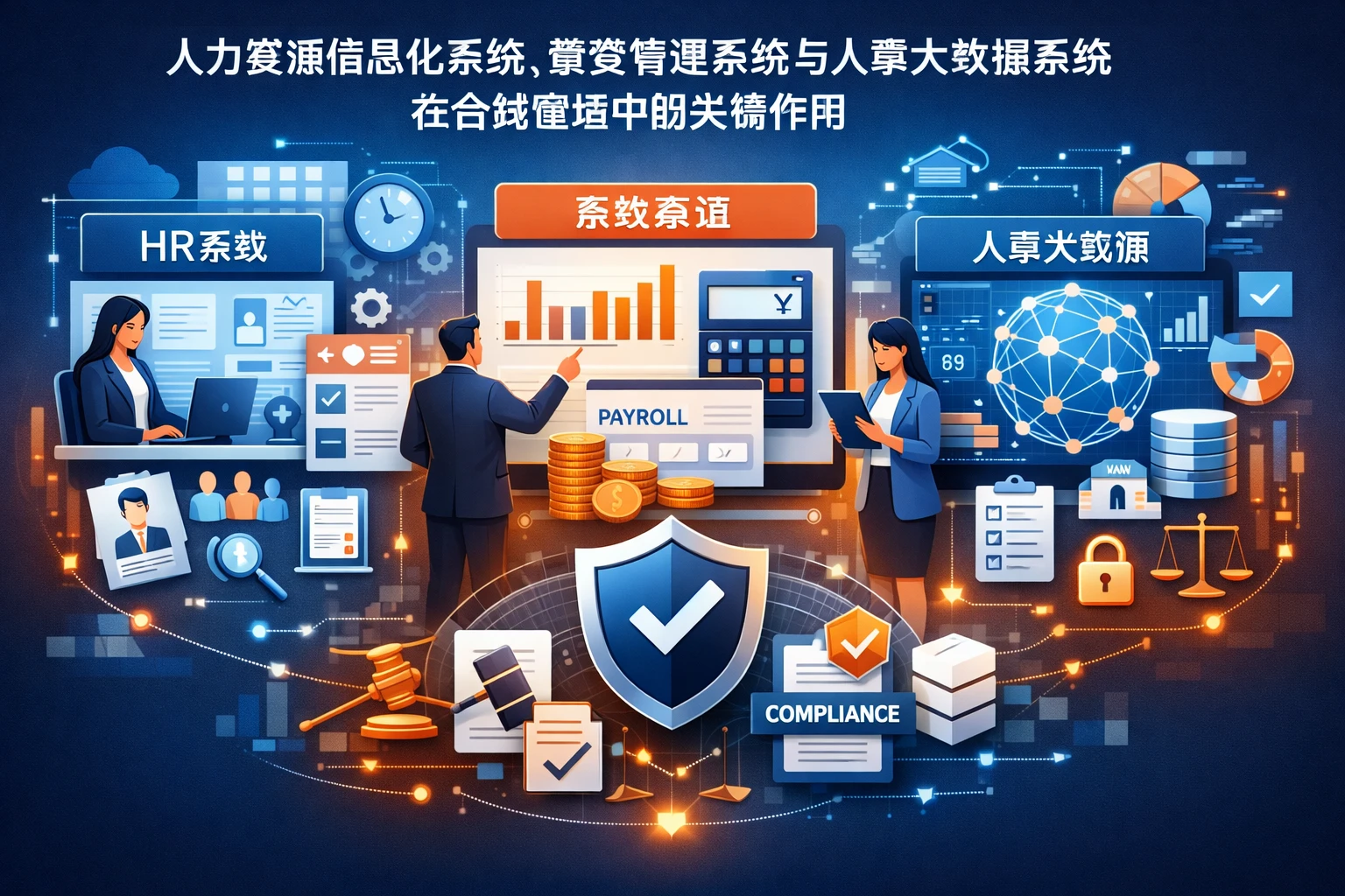 人力资源信息化系统、薪资管理系统与人事大数据系统在合规管理中的关键作用