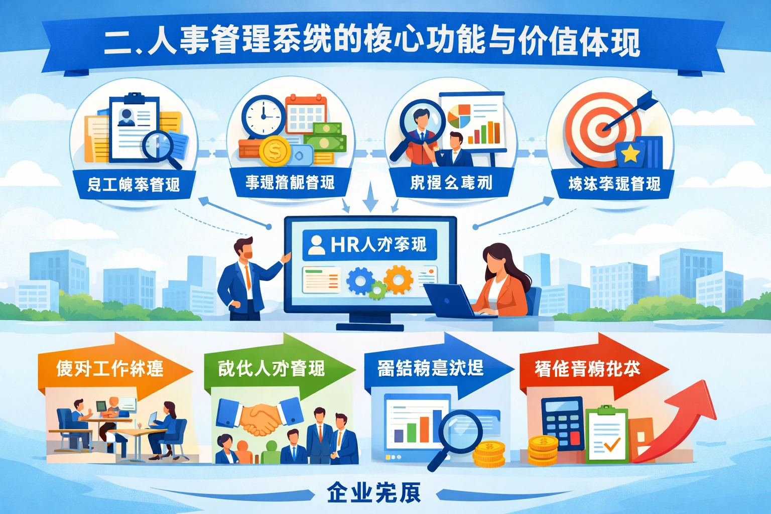 二、人事管理系统的核心功能与价值体现