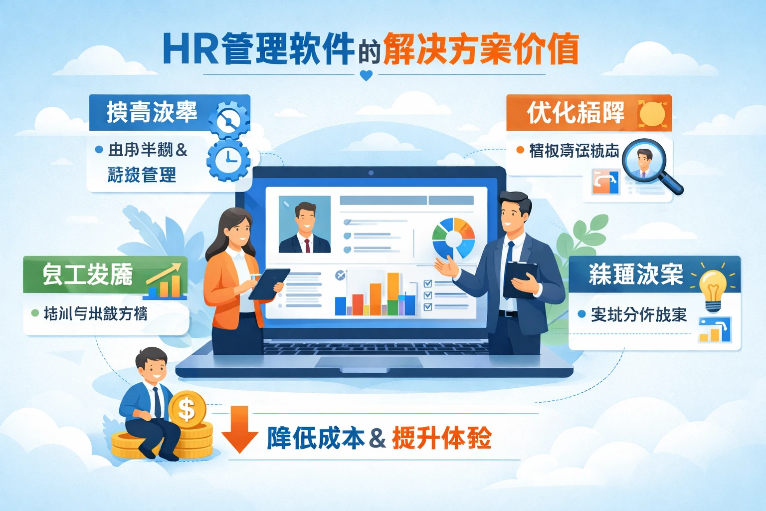 HR管理软件的解决方案价值