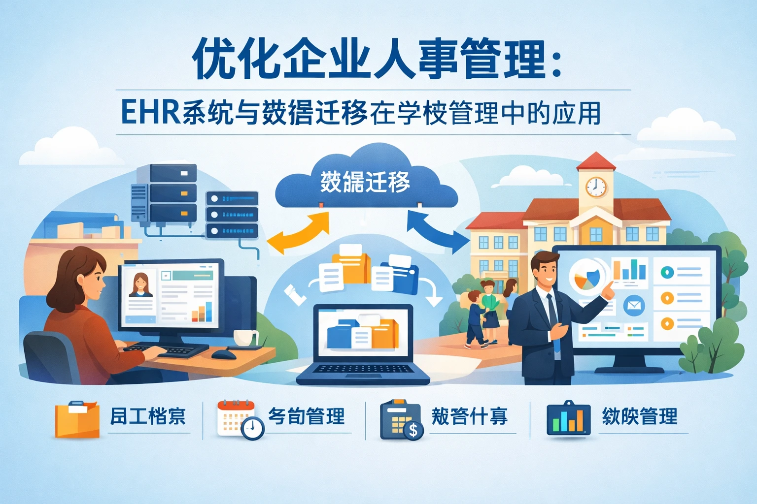 优化企业人事管理：EHR系统与数据迁移在学校管理中的应用