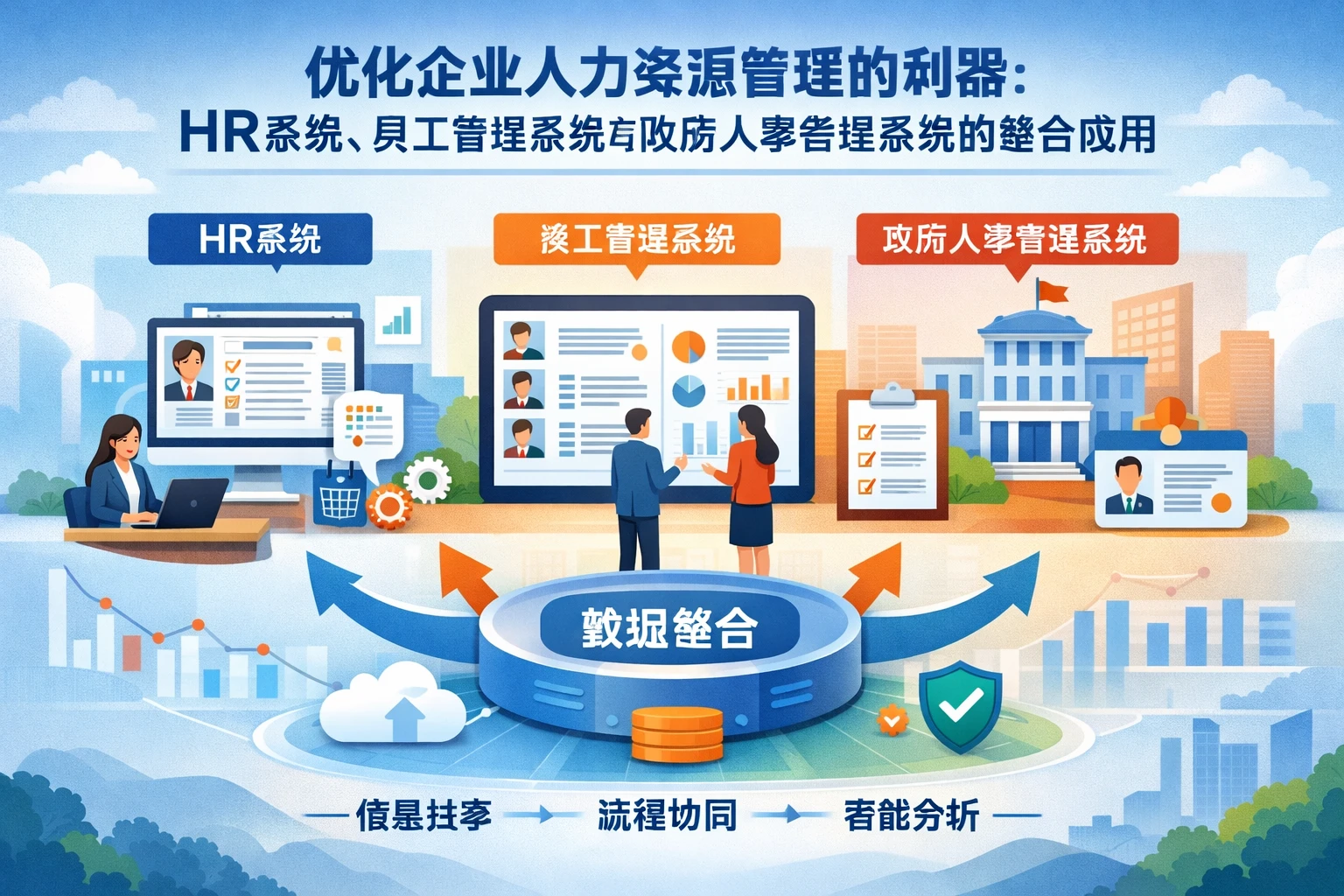 优化企业人力资源管理的利器:HR系统、员工管理系统与政府人事管理系统的整合应用