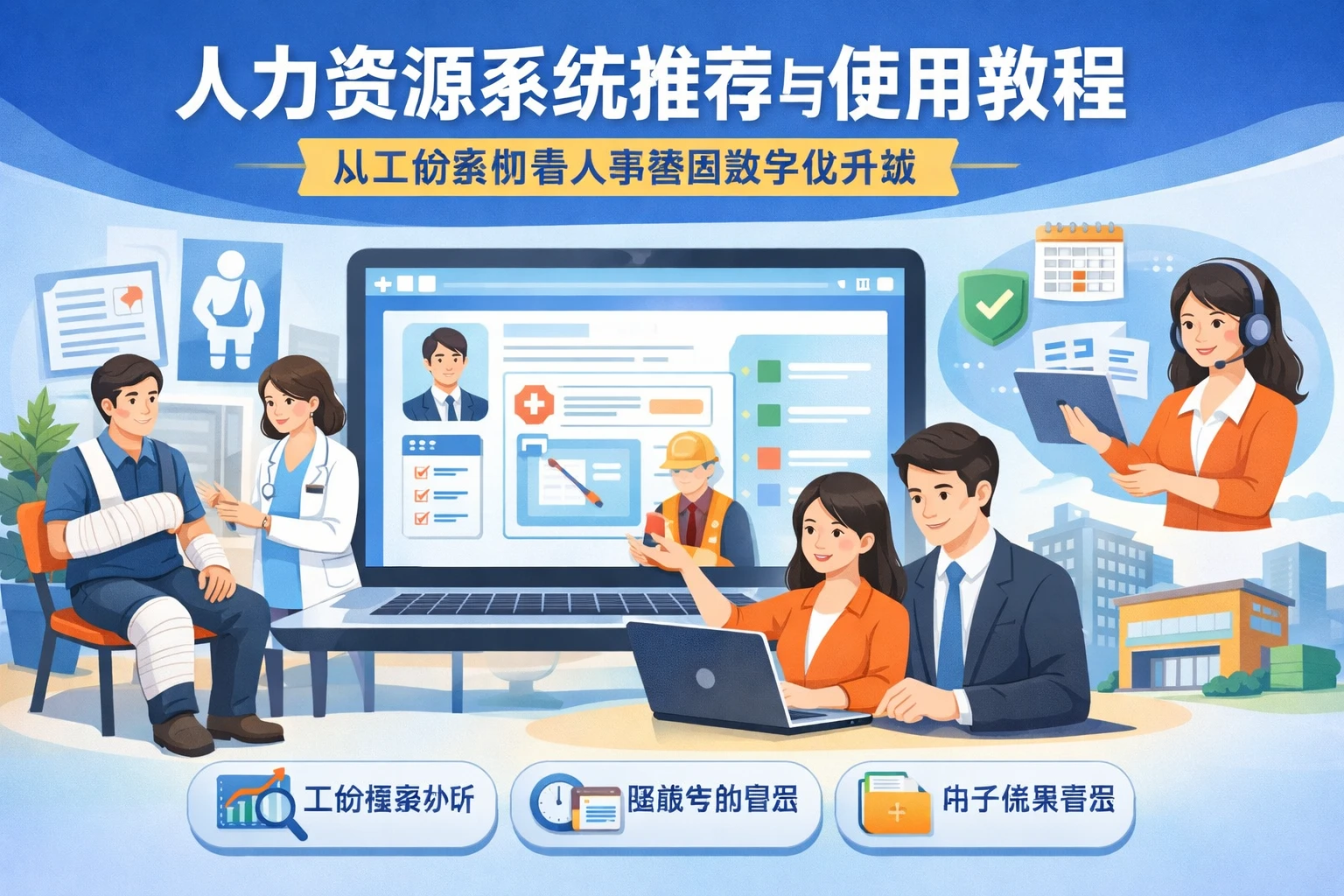 人力资源系统推荐与使用教程:从工伤案例看人事管理数字化升级