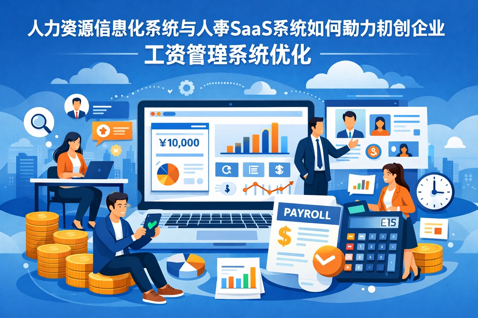 人力资源信息化系统与人事SaaS系统如何助力初创企业工资管理系统优化
