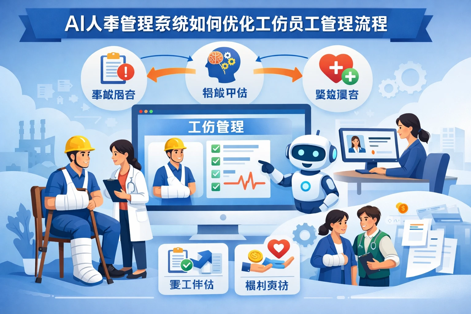 AI人事管理系统如何优化工伤员工管理流程