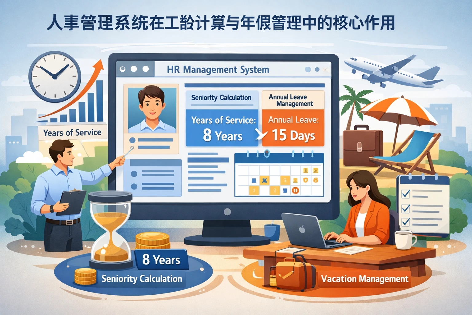 人事管理系统在工龄计算与年假管理中的核心作用