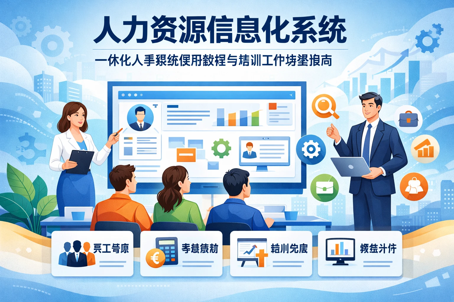 人力资源信息化系统：一体化人事系统使用教程与培训工作转型指南