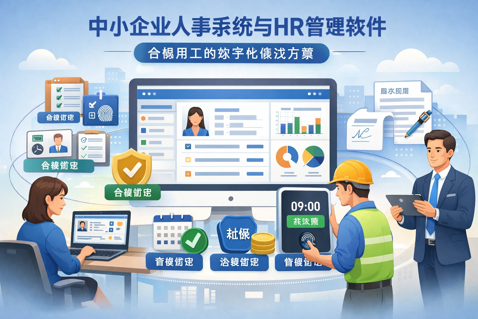 中小企业人事系统与HR管理软件：合规用工的数字化解决方案