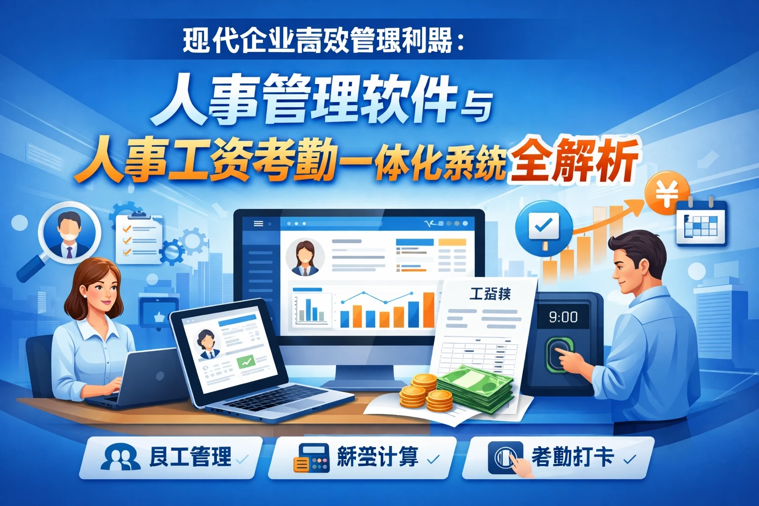 现代企业高效管理利器：人事管理软件与人事工资考勤一体化系统全解析