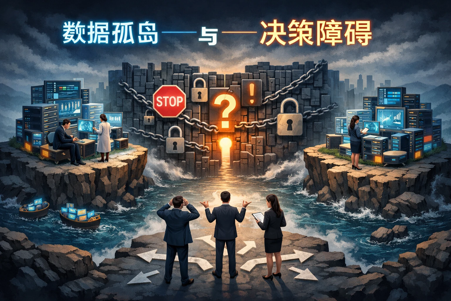 数据孤岛与决策障碍